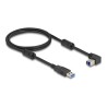 Delock - Kabel USB - USB typ A (M) do USB Type B (M) zahnutý nahoru - USB 3.0 - 1 m - up to 5 Gbps data transfer rate