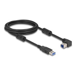 Delock - Kabel USB - USB typ A (M) rovné do USB Type B (M) zahnutý nahoru - USB 3.0 - 2 m - up to 5 Gbps data transfer rate