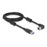 Delock - Kabel USB - USB typ A (M) rovné do USB Type B (M) zahnutý nahoru - USB 3.0 - 2 m - up to 5 Gbps data transfer rate