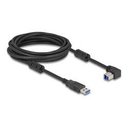 Delock - Kabel USB - USB typ A (M) rovné do USB Type B (M) dolu zahnutý - USB 3.0 - 5 m - up to 5 Gbps data transfer rate