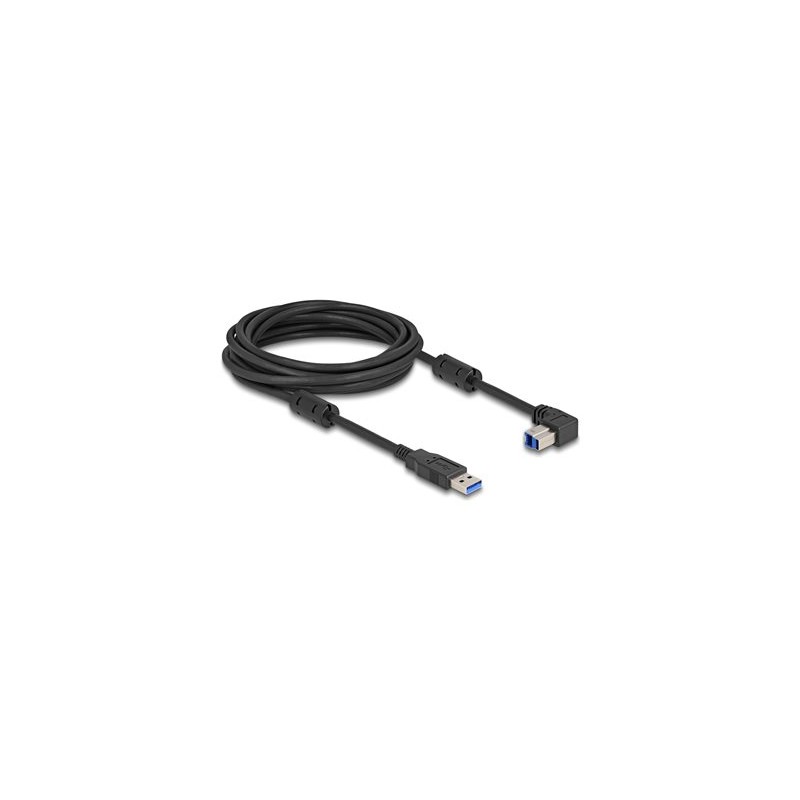 Delock - Kabel USB - USB typ A (M) rovné do USB Type B (M) dolu zahnutý - USB 3.0 - 5 m - up to 5 Gbps data transfer rate