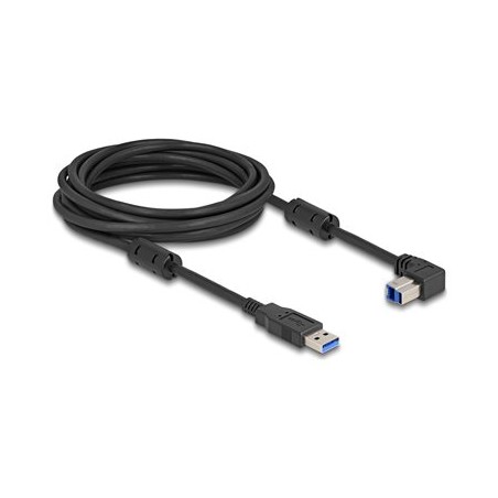 Delock - Kabel USB - USB typ A (M) rovné do USB Type B (M) dolu zahnutý - USB 3.0 - 5 m - up to 5 Gbps data transfer rate