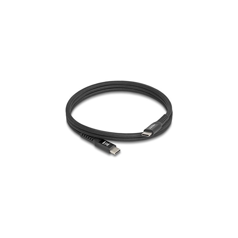 Delock - USB kabel - 24 pin USB-C (M) do 24 pin USB-C (M) - USB 2.0 - 20 V - 3 A - 1 m - USB Power Delivery (60W), podpora