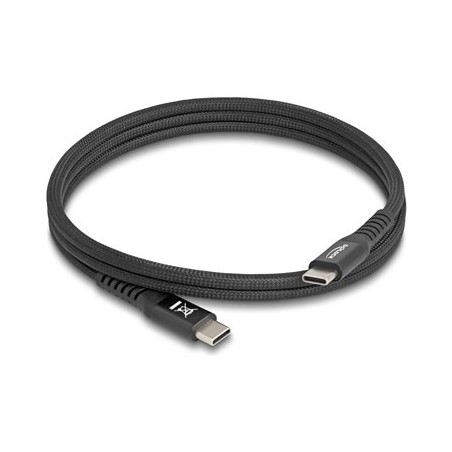 Delock - USB kabel - 24 pin USB-C (M) do 24 pin USB-C (M) - USB 2.0 - 20 V - 3 A - 1 m - USB Power Delivery (60W), podpora