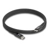 Delock - USB kabel - 24 pin USB-C (M) do 24 pin USB-C (M) - USB 2.0 - 20 V - 3 A - 1 m - USB Power Delivery (60W), podpora