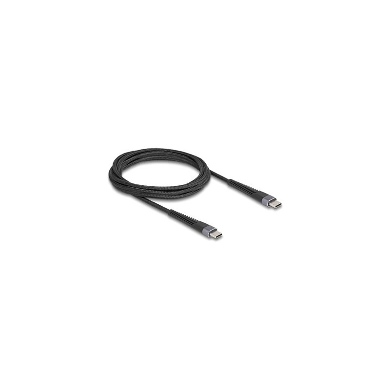 Delock - USB kabel - 24 pin USB-C (M) do 24 pin USB-C (M) - USB 2.0 - 20 V - 3 A - 2 m - USB Power Delivery (60W), podpora