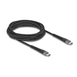 Delock - USB kabel - 24 pin USB-C (M) do 24 pin USB-C (M) - USB 2.0 - 20 V - 3 A - 3 m - podpora Power Delivery 3.0, Podpora