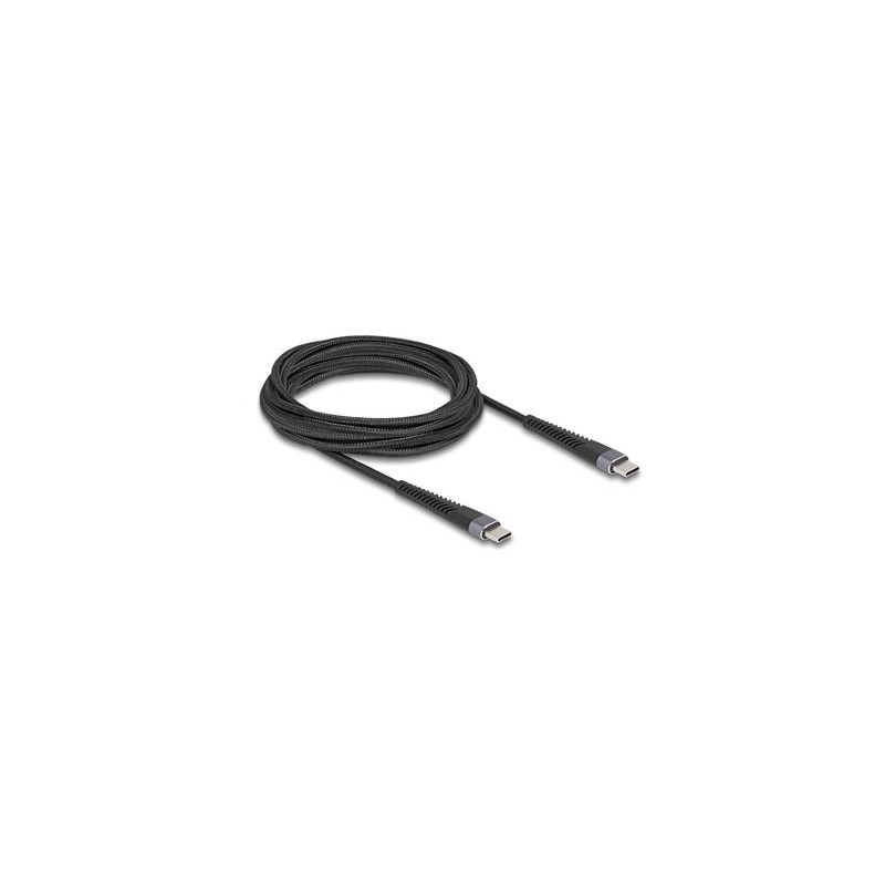 Delock - USB kabel - 24 pin USB-C (M) do 24 pin USB-C (M) - USB 2.0 - 20 V - 3 A - 3 m - podpora Power Delivery 3.0, Podpora