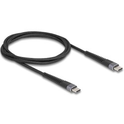 Delock - USB kabel - 24 pin USB-C (M) do 24 pin USB-C (M) - USB 2.0 - 20 V - 3 A - 1 m - USB Power Delivery (60W), rozšírená