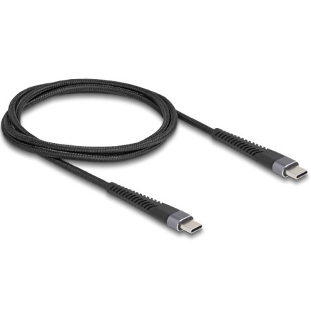 Delock - USB kabel - 24 pin USB-C (M) do 24 pin USB-C (M) - USB 2.0 - 20 V - 3 A - 1 m - USB Power Delivery (60W), rozšírená