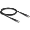 Delock - USB kabel - 24 pin USB-C (M) do 24 pin USB-C (M) - USB 2.0 - 20 V - 3 A - 1 m - USB Power Delivery (60W), rozšírená