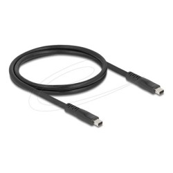 Delock - Kabel DisplayPort - Mini DisplayPort (M) do Mini DisplayPort (M) - DisplayPort 2.1 - 1 m - rychlost prenosu dat až 80