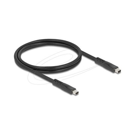Delock - Kabel DisplayPort - Mini DisplayPort (M) do Mini DisplayPort (M) - DisplayPort 2.1 - 1 m - rychlost prenosu dat až 80
