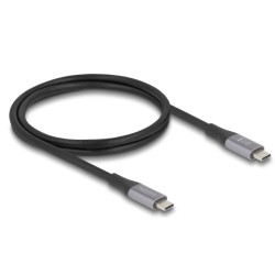 Delock - USB kabel - 24 pin USB-C (M) do 24 pin USB-C (M) - USB4 / Thunderbolt 3 - 20 V - 5 A - 1 m - booster signálu, podpora