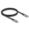 Delock - USB kabel - 24 pin USB-C (M) do 24 pin USB-C (M) - USB4 / Thunderbolt 3 - 20 V - 5 A - 1 m - booster signálu, podpora