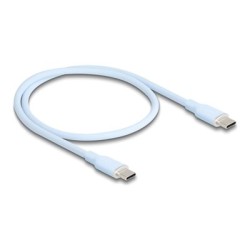 Delock - USB kabel - 24 pin USB-C (M) do 24 pin USB-C (M) - USB 2.0 - 20 V - 3 A - 50 cm - USB Power Delivery (60W), podpora
