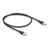 Delock - USB kabel - 24 pin USB-C (M) do 24 pin USB-C (M) - USB 2.0 - 20 V - 3 A - 50 cm - USB Power Delivery (60W), podpora