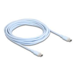 Delock - USB kabel - 24 pin USB-C (M) do 24 pin USB-C (M) - USB 2.0 - 20 V - 3 A - 4 m - USB Power Delivery (60W), podpora