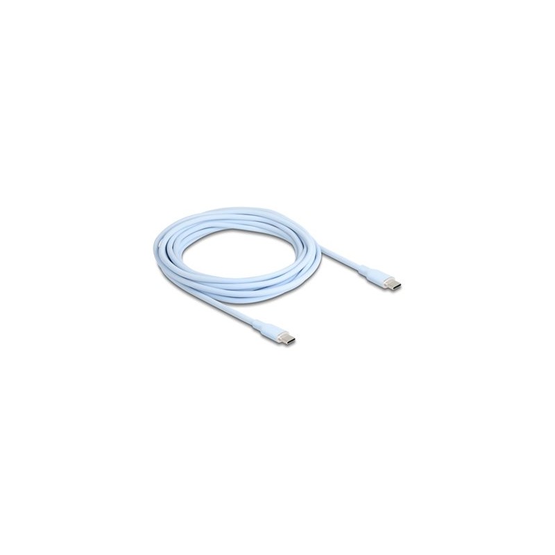 Delock - USB kabel - 24 pin USB-C (M) do 24 pin USB-C (M) - USB 2.0 - 20 V - 3 A - 4 m - USB Power Delivery (60W), podpora