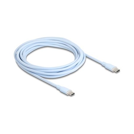 Delock - USB kabel - 24 pin USB-C (M) do 24 pin USB-C (M) - USB 2.0 - 20 V - 3 A - 4 m - USB Power Delivery (60W), podpora