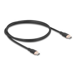 Delock - USB kabel - 24 pin USB-C (M) do 24 pin USB-C (M) - USB 2.0 - 20 V - 3 A - 1 m - USB Power Delivery (60W), podpora