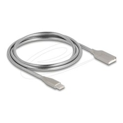 Delock - USB kabel - USB (M) do USB-C (M) - USB 2.0 - 20 V - 3 A - 1 m - USB Power Delivery (60W), podpora Power Delivery 3.0