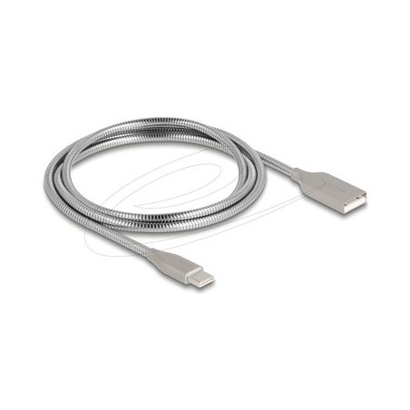 Delock - USB kabel - USB (M) do USB-C (M) - USB 2.0 - 20 V - 3 A - 1 m - USB Power Delivery (60W), podpora Power Delivery 3.0