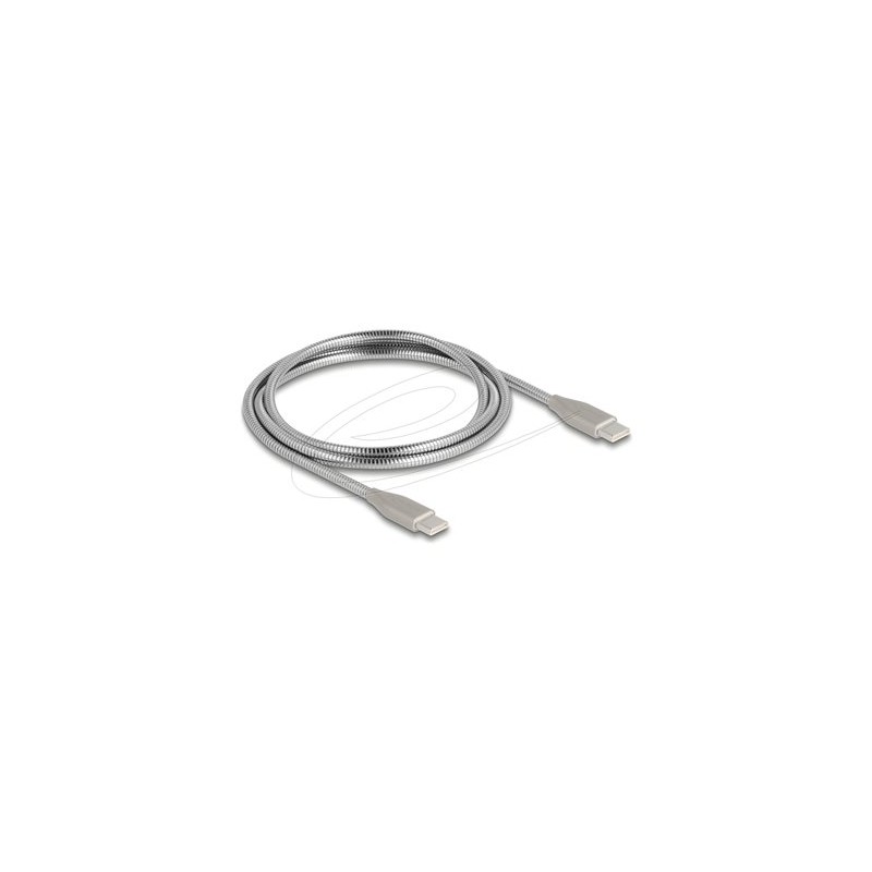 Delock - USB kabel - USB-C (M) do USB-C (M) - USB 2.0 - 20 V - 3 A - 1 m - USB Power Delivery (60W), podpora Power Delivery