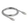 Delock - USB kabel - USB-C (M) do USB-C (M) - USB 2.0 - 20 V - 3 A - 1 m - USB Power Delivery (60W), podpora Power Delivery