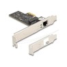 Delock - Sítový adaptér - PCIe 3.0 nízký profil - 10M/100M/1G/2.5G/5G Gigabit Ethernet x 1