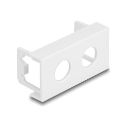Delock - Easy 45 - zacvakávací modul - 1 modul - bílá, RAL 9003 81435