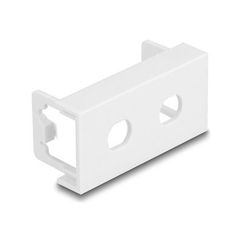 Delock - Easy 45 - zacvakávací modul - 1 modul - bílá, RAL 9003 81428