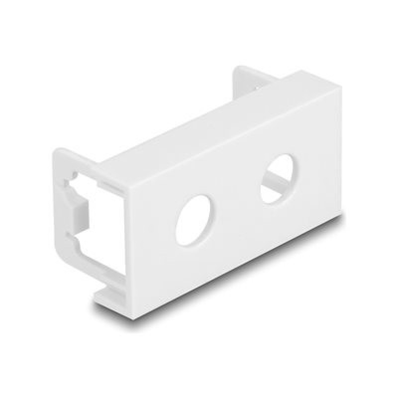 Delock - Easy 45 - zacvakávací modul - 1 modul - bílá, RAL 9003 81433