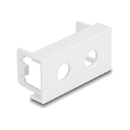 Delock - Easy 45 - zacvakávací modul - 1 modul - bílá, RAL 9003 81433