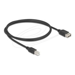 Delock - Kabel USB - USB typ B (M) do USB (F) reverzní - USB 2.0 - 1 m - snadný USB - cerná