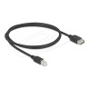Delock - Kabel USB - USB typ B (M) do USB (F) reverzní - USB 2.0 - 1 m - snadný USB - cerná