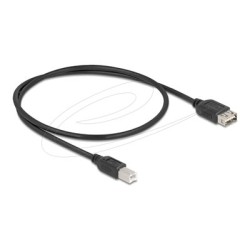 Delock - Kabel USB - USB typ B (M) do USB (F) reverzní - USB 2.0 - 50 cm - snadný USB - cerná
