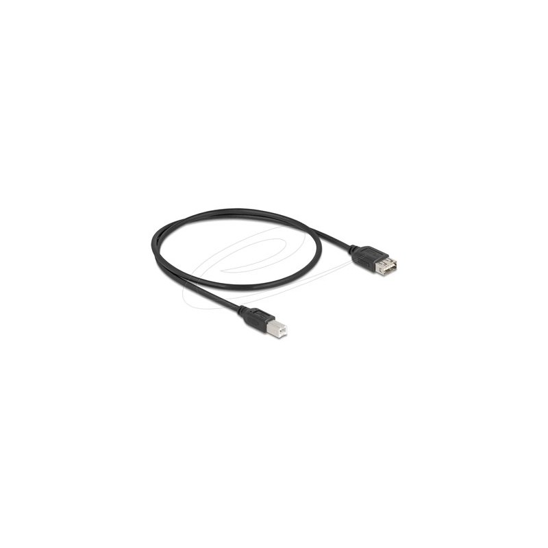 Delock - Kabel USB - USB typ B (M) do USB (F) reverzní - USB 2.0 - 50 cm - snadný USB - cerná