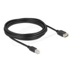 Delock - Kabel USB - USB typ B (M) do USB (F) reverzní - USB 2.0 - 5 m - snadný USB - cerná