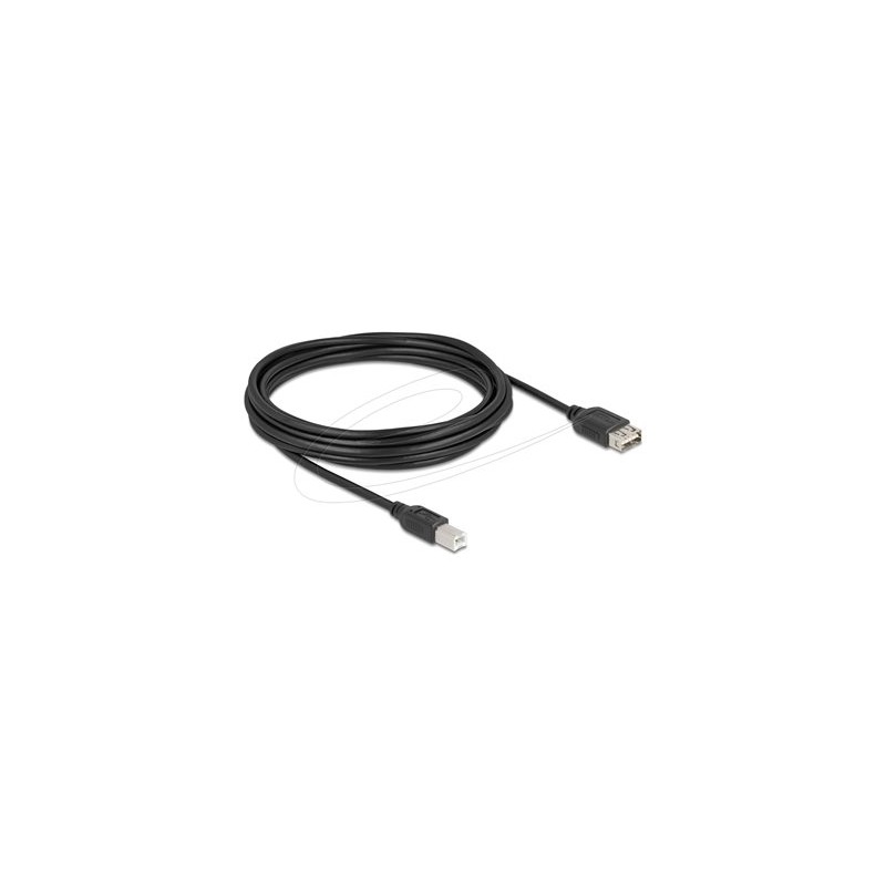 Delock - Kabel USB - USB typ B (M) do USB (F) reverzní - USB 2.0 - 5 m - snadný USB - cerná