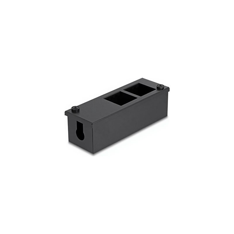 Delock - Easy 45 - držák modulu keystone - pro montáž na stul nebo na zed, 22,5 x 45 mm nebo 2 porty, 45 x 45 mm, kov - 4