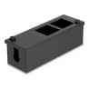 Delock - Easy 45 - držák modulu keystone - pro montáž na stul nebo na zed, 22,5 x 45 mm nebo 2 porty, 45 x 45 mm, kov - 4