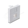 Delock - Easy 45 - držák modulu keystone - s prachovým víckem, 45 x 45 mm - 1 modul - bílá