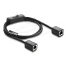 RJ45 Cable jack to jack with switch Cat., RJ45 Cable jack to jack with switch Cat.