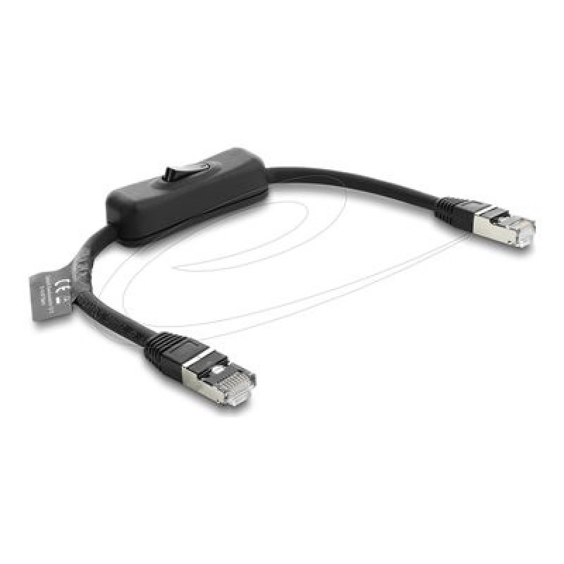 RJ45 Cable plug to plug with switch Cat., RJ45 Cable plug to plug with switch Cat.