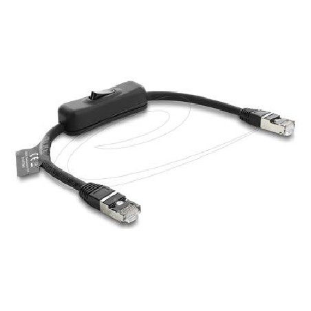RJ45 Cable plug to plug with switch Cat., RJ45 Cable plug to plug with switch Cat.