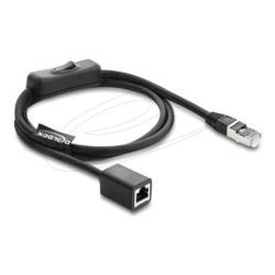 RJ45 Cable plug to jack with switch Cat., RJ45 Cable plug to jack with switch Cat. 81564