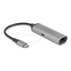 Delock - Sítový adaptér - USB 3.1 Gen 2 - 10M/100M/1G/2.5G/5G Gigabit Ethernet x 1 - antracit