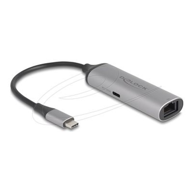 Delock - Sítový adaptér - USB 3.1 Gen 2 - 10M/100M/1G/2.5G/5G Gigabit Ethernet x 1 - antracit