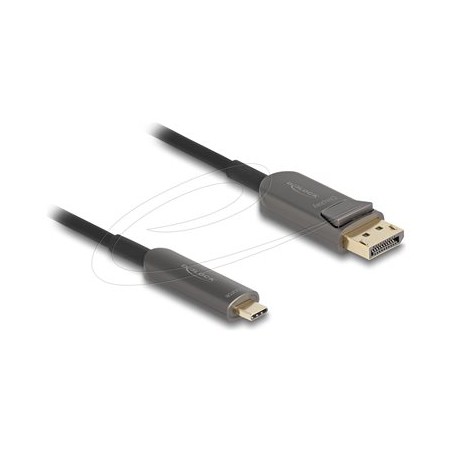 Delock - Kabel adaptéru - USB-C (M) do DisplayPort (M) - USB4 / Thunderbolt 3 / DisplayPort 2.1 - 5 m - neobsahuje halogen